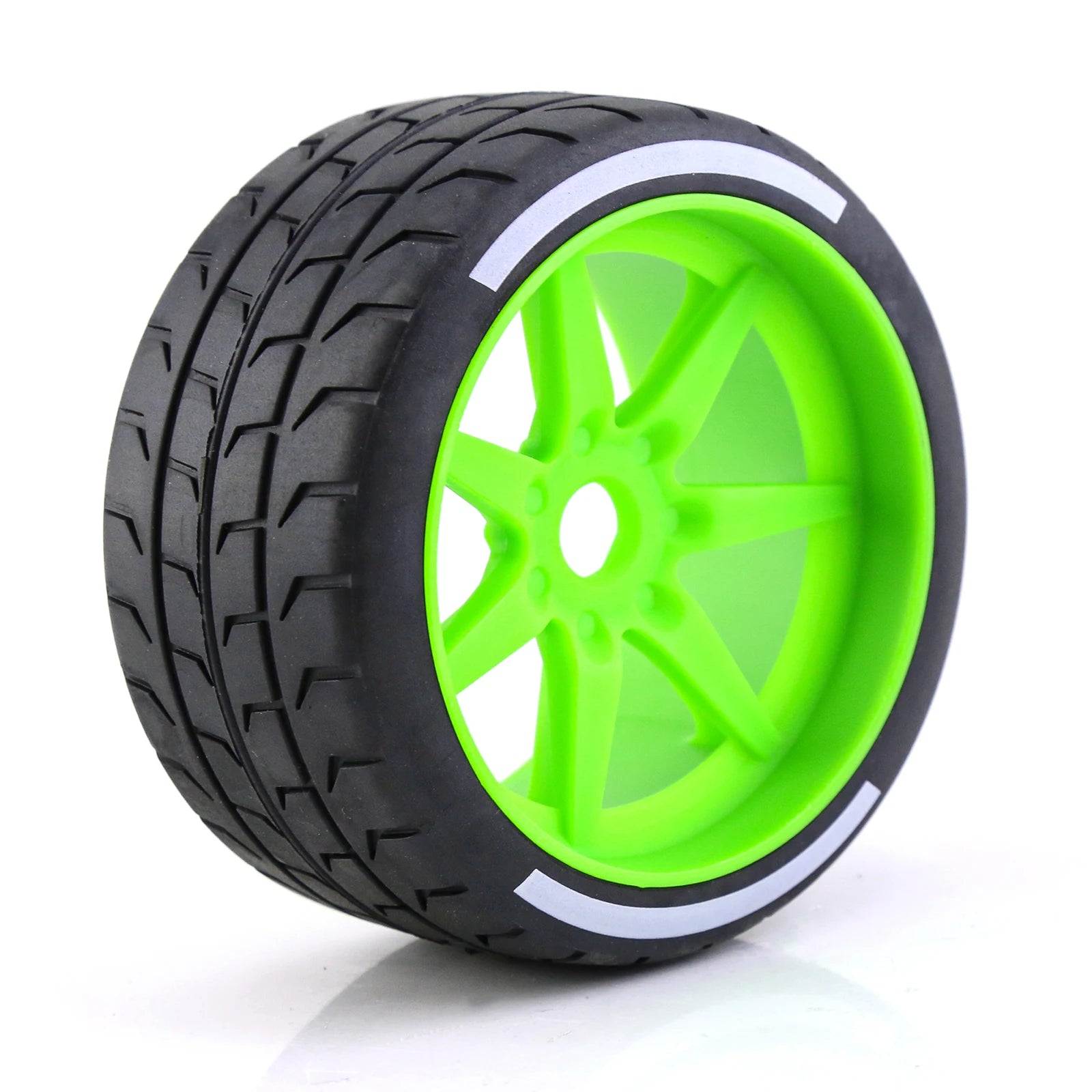 4Pcs 17mm Hex Tires for ARRMA 1/7 Firebird, FELONY, Mustang GT – Flat Racing & Highway Use