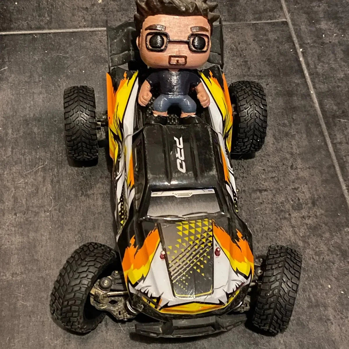 75mm RC Rally Car Rubber Tires with 12mm Hex Rims for 1/10–1/16 On-Road Touring Cars HSP