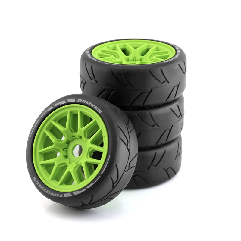 4pcs 103mm 1/8 Off-Road Buggy Tires with 17mm Hex for ARRMA, Traxxas, Redcat, Losi, Kyosho & More