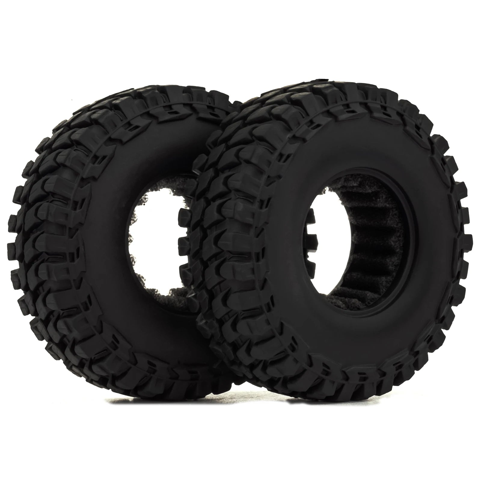 RCXAZ 54mm Soft Rubber Tires (1.0") for 1/18 & 1/24 RC Crawlers – SCX24/TRX-4M Upgrade