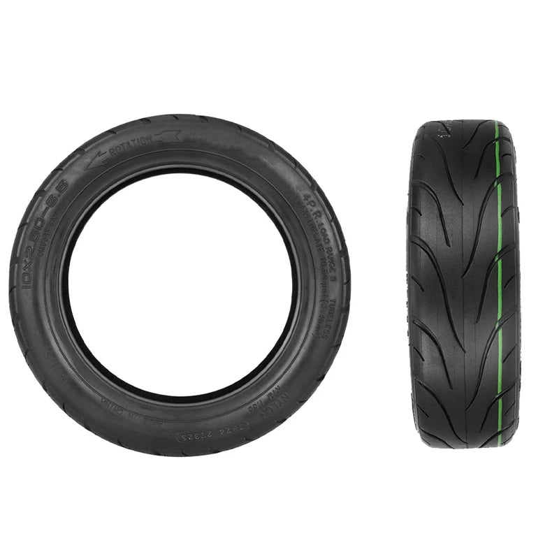 10x2.50-6.5 Thick 4-Layer Vacuum Tire for 10-Inch Electric Scooters & Balance Cars